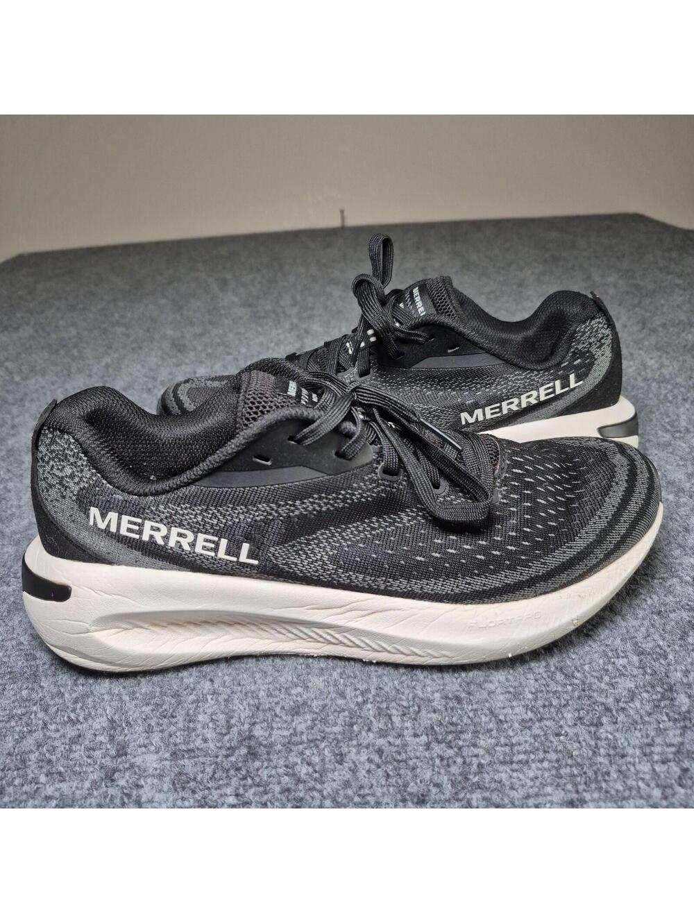Merrell Womens Morphlite J068132W Black/White Hiking Shoes Sneakers Size 10